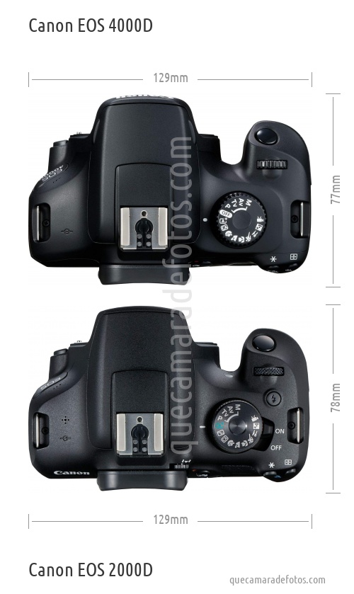Canon EOS 4000D vs Canon EOS 2000D