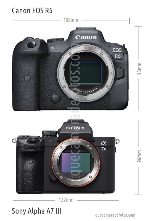 Canon EOS R6 vs Sony Alpha A7 III