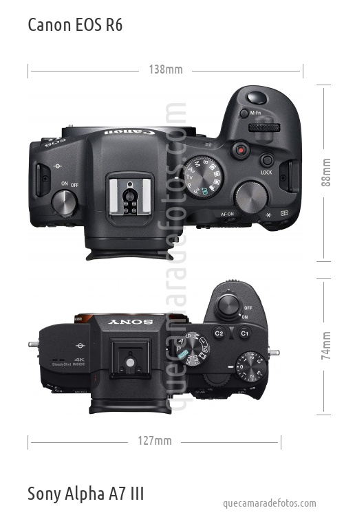 Canon EOS R6 vs Sony Alpha A7 III
