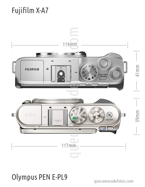 Fujifilm X-A7 vs Olympus PEN E-PL9