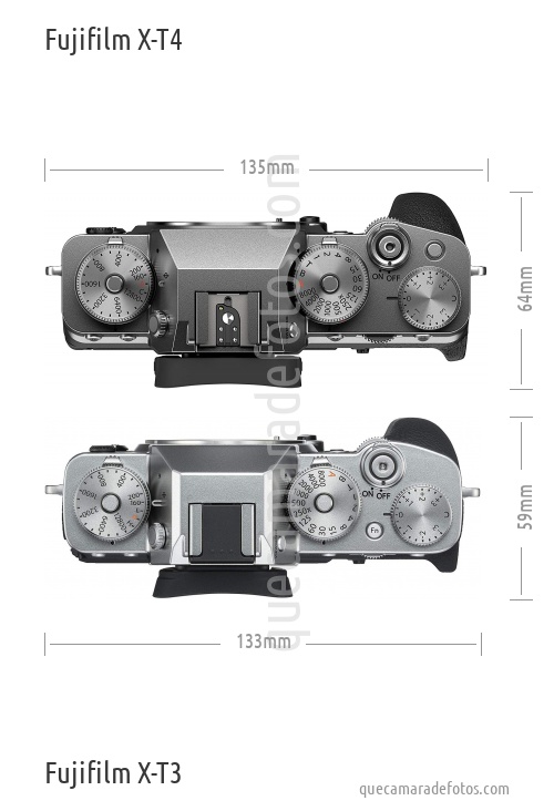 Fujifilm X-T4 vs Fujifilm X-T3