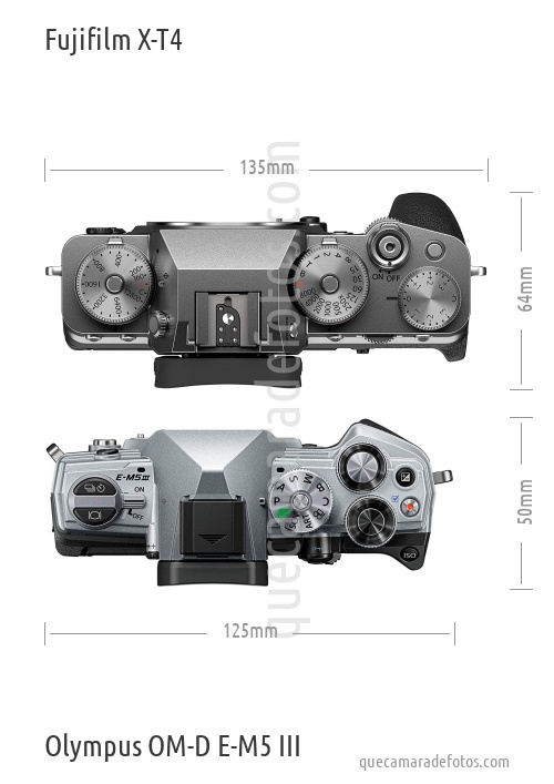 Fujifilm X-T4 vs Olympus OM-D E-M5 III