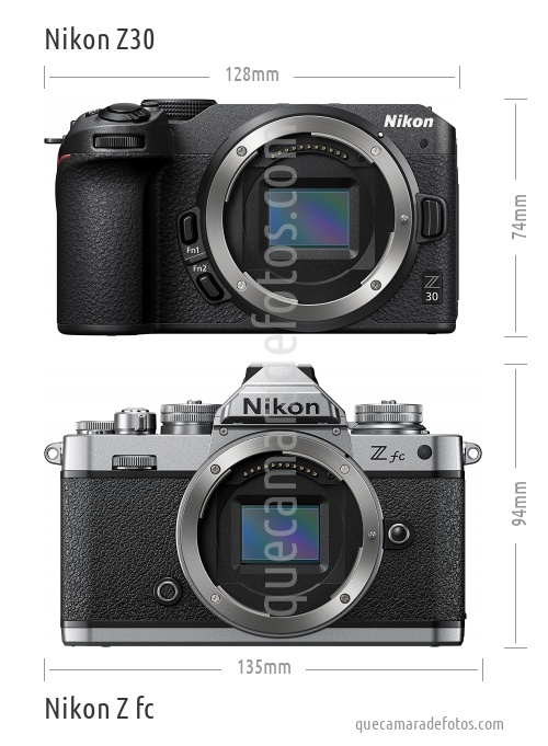 Nikon Z30 vs Nikon Z fc