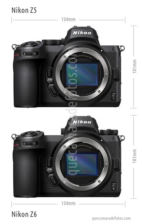 Nikon Z5 vs Nikon Z6