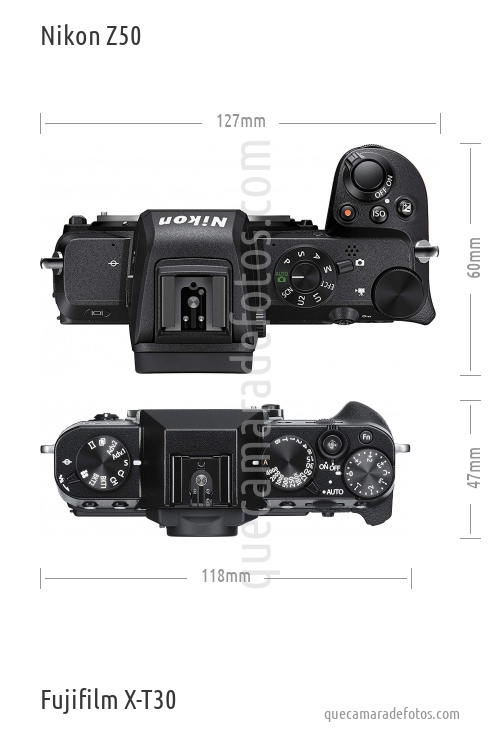 Nikon Z50 vs Fujifilm X-T30