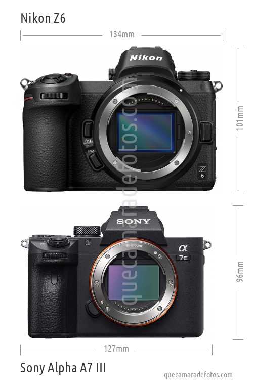 Nikon Z6 vs Sony Alpha A7 III