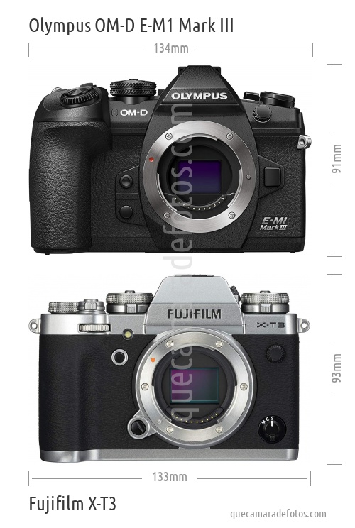 Olympus OM-D E-M1 Mark III vs Fujifilm X-T3