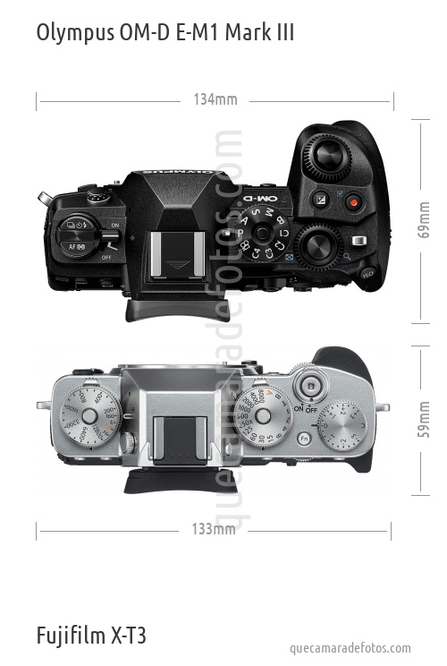 Olympus OM-D E-M1 Mark III vs Fujifilm X-T3