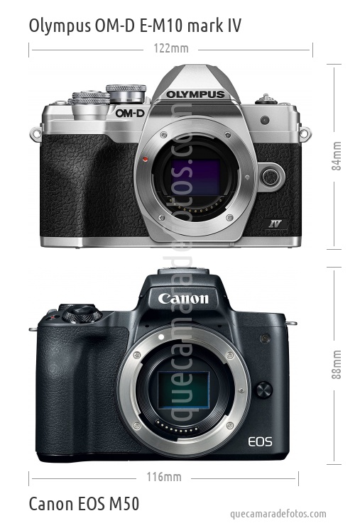 Olympus OM-D E-M10 mark IV vs Canon EOS M50