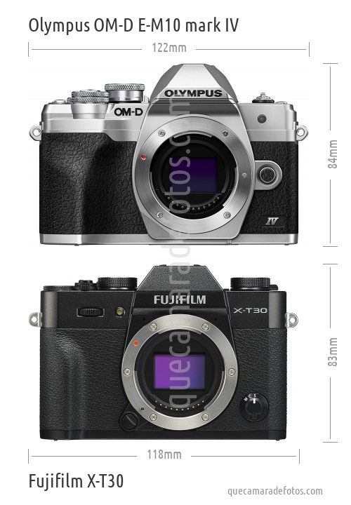 Olympus OM-D E-M10 mark IV vs Fujifilm X-T30
