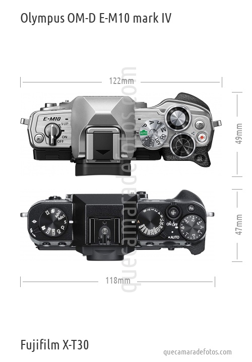 Olympus OM-D E-M10 mark IV vs Fujifilm X-T30