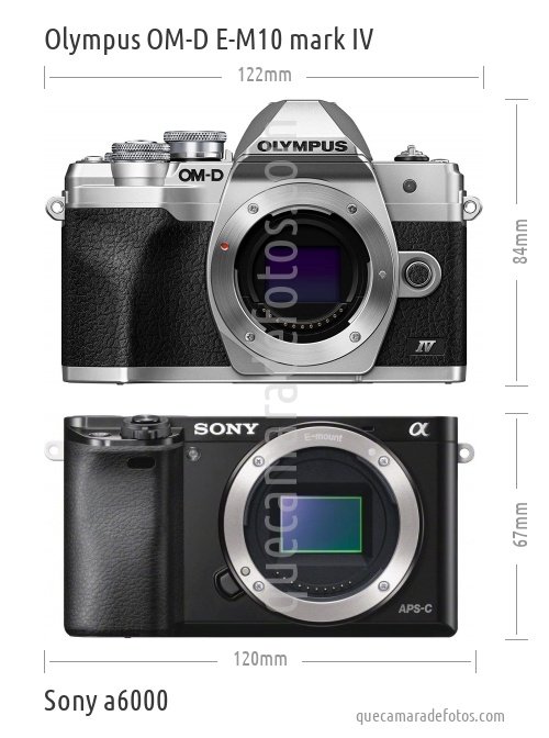 Olympus OM-D E-M10 mark IV vs Sony a6000