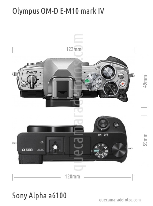 Olympus OM-D E-M10 mark IV vs Sony Alpha a6100