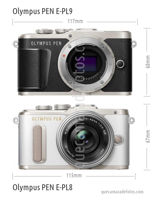 Olympus PEN E-PL9 vs Olympus PEN E-PL8