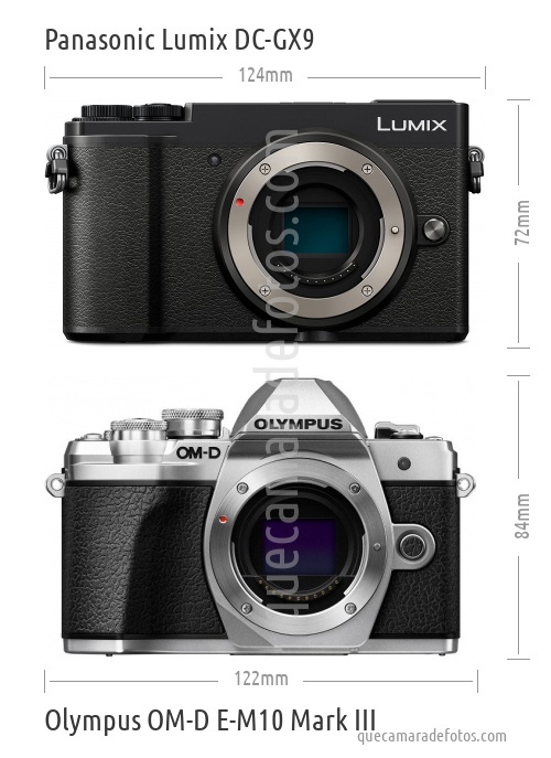 Panasonic Lumix DC-GX9 vs Olympus OM-D E-M10 Mark III