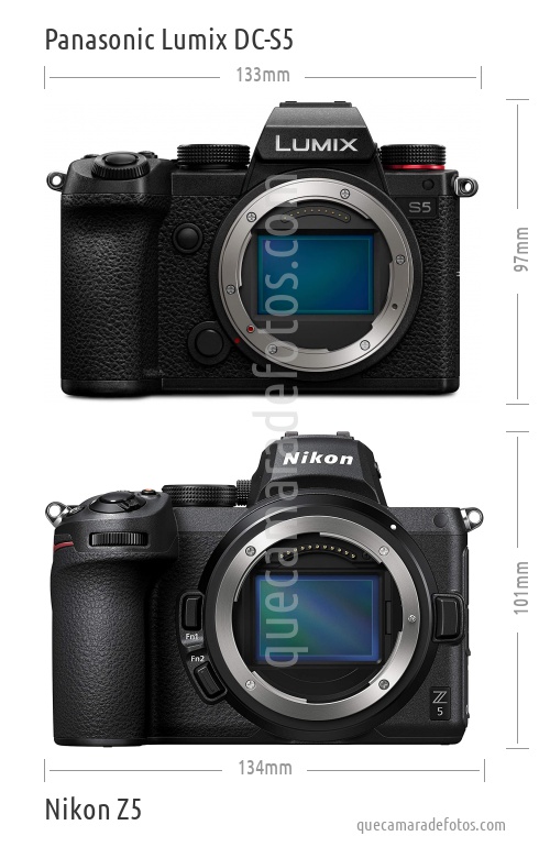 Panasonic Lumix DC-S5 vs Nikon Z5