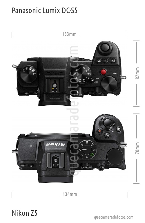 Panasonic Lumix DC-S5 vs Nikon Z5