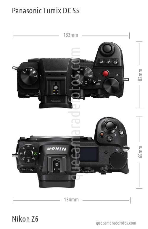 Panasonic Lumix DC-S5 vs Nikon Z6