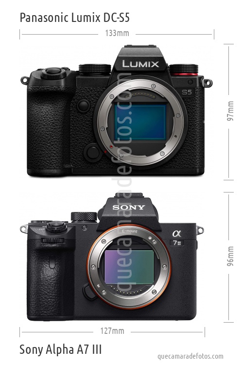 Panasonic Lumix DC-S5 vs Sony Alpha A7 III