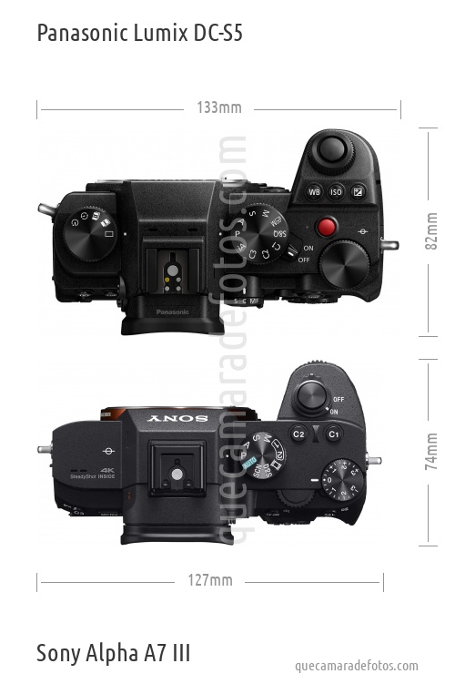 Panasonic Lumix DC-S5 vs Sony Alpha A7 III