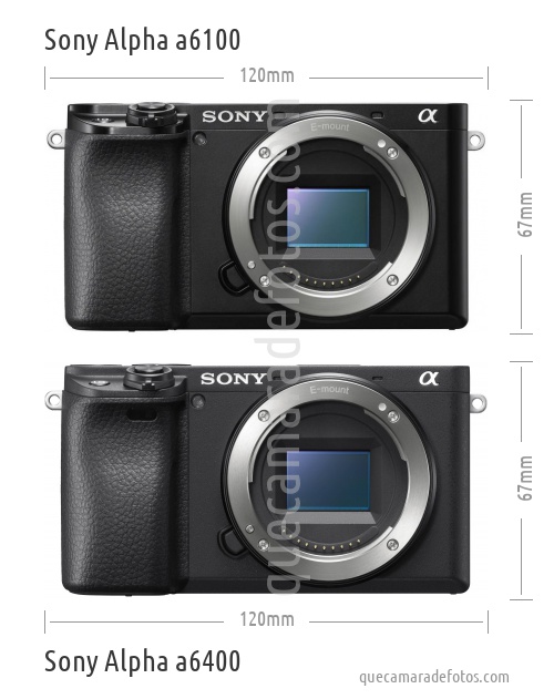 Sony Alpha a6100 vs Sony Alpha a6400