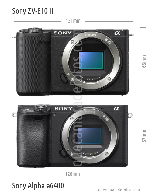 Sony ZV-E10 II vs Sony Alpha a6400
