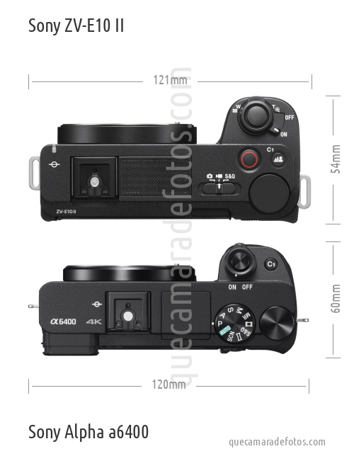 Sony ZV-E10 II vs Sony Alpha a6400
