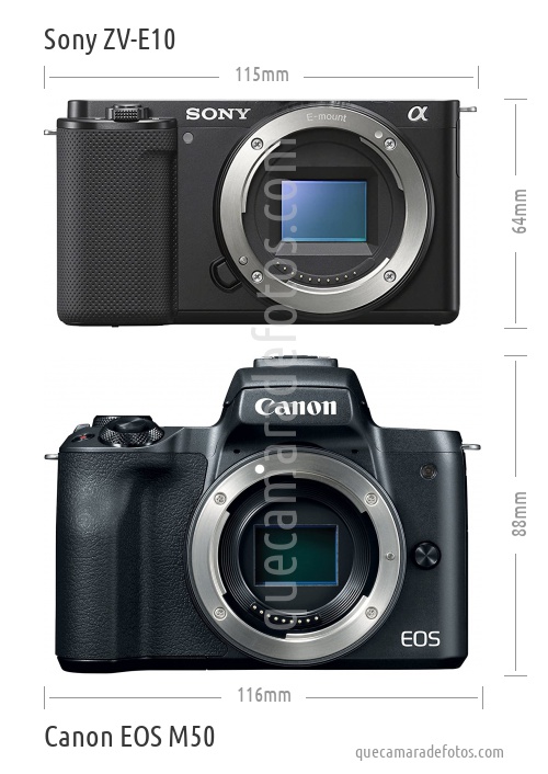 Sony ZV-E10 vs Canon EOS M50