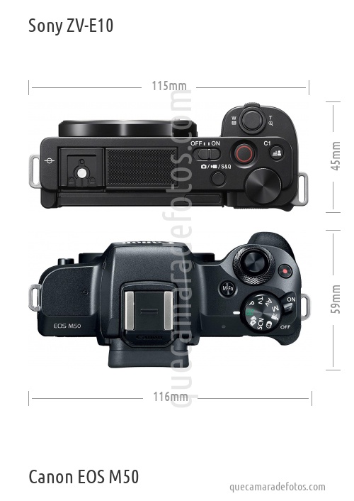 Sony ZV-E10 vs Canon EOS M50