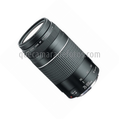 Canon  EF 75-300mm f4.0-5.6 III EF Mount | vista frontal