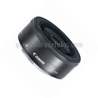 Canon EF-M 22mm f2 STM | vista frontal
