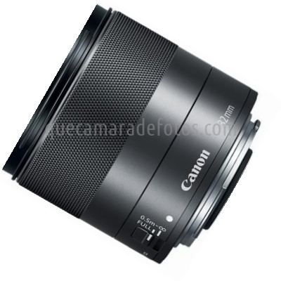 Canon  EF-M 32mm F1.4 STM | vista frontal