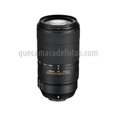 Nikon  AF-P Nikkor 70-300mm F4.5-5.6E ED VR | vista frontal