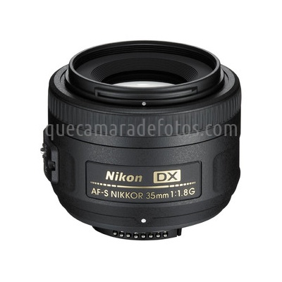 Nikon  AF-S DX Nikkor 35mm f1.8G | vista frontal