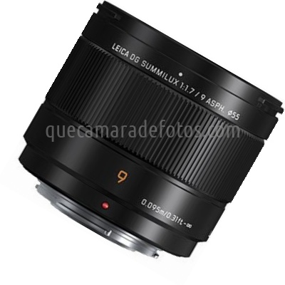 Panasonic  Leica DG Summilux 9mm F1.7 ASPH | vista frontal