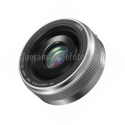 Panasonic  Lumix G 20mm F1.7 II ASPH | vista frontal