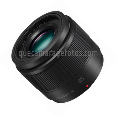 Panasonic  Lumix G 25mm F1.7 ASPH | vista frontal