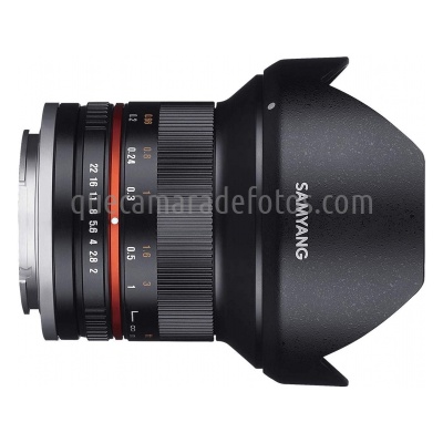 Samyang  12mm f2.0 NCS CS Sony E (APS-C) | vista frontal