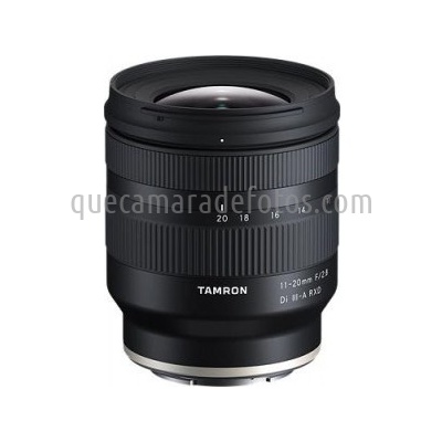 Tamron 11-20mm F2.8 Di III-A RXD Sony E | vista frontal