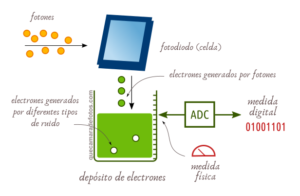Cómo funciona el sensor de una cámara